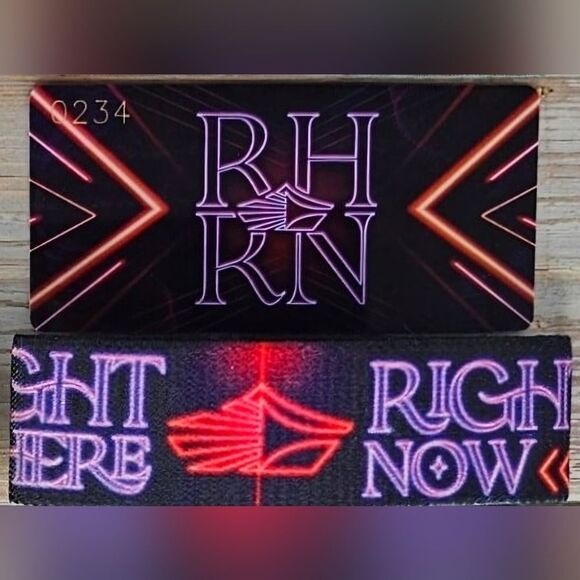 ZOX "RIGHT HERE, RIGHT NOW" #234 CROWN EVENT STRAP - RARE  COLLECTIBLE WRISTBAND - Picture 1 of 8